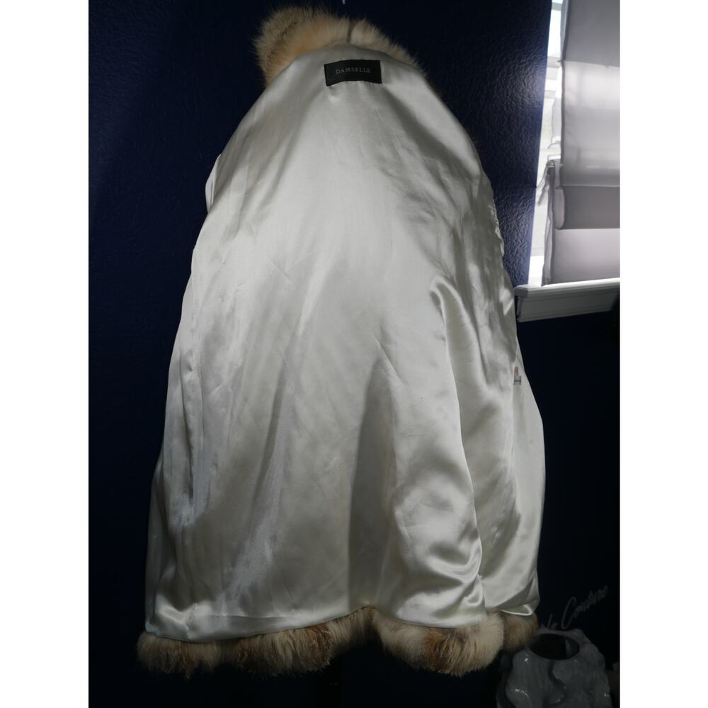 Gorgeous Rare Fawn Light Golden Fox Fur Coat Jacket - Picture 5 of 5